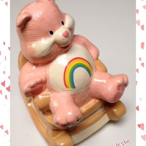 RARE Care Bear Music Box, 1983, Cheer in Rocker