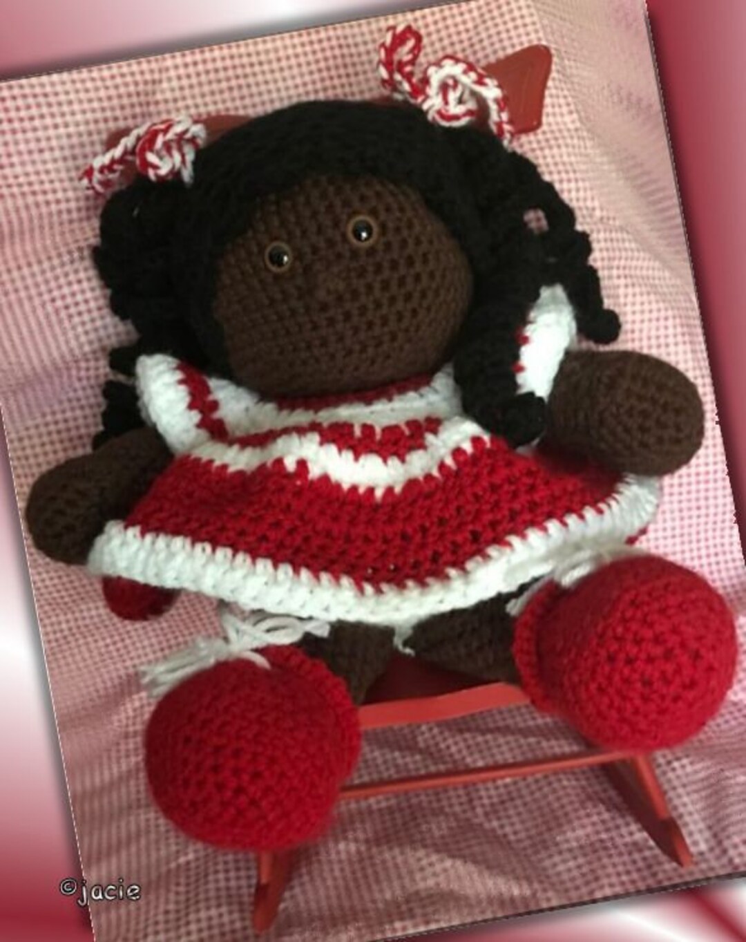 Crochet Baby Rag Crocheted Baby Rag Doll Named Peppermint - Etsy