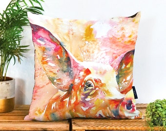Pig pillow | Etsy DIYCow Throw Pillows Covers Popcorn