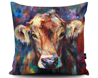 Calf pillow | Etsy Highland Cow Baby Throw Pillow