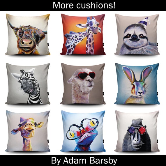 Adam Home 3D Digital Print Happy Christmas Linen Cushion Covers Decor for Sofa 