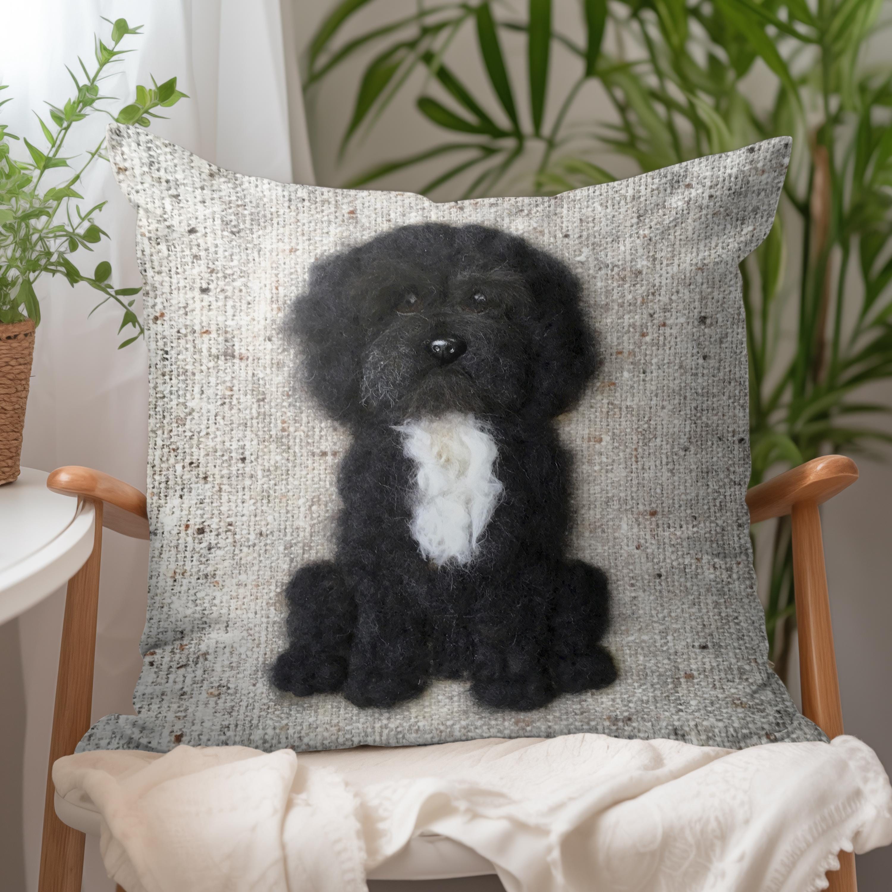 Cockapoo cushion hot sale