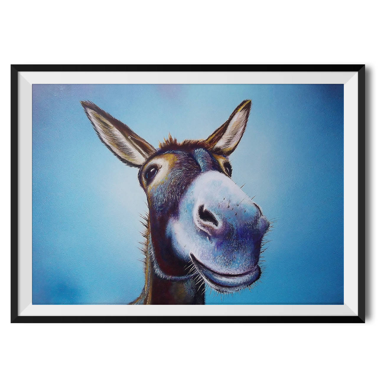 Donkey Art Print Donkey Wall Art Illustration Donkey Home Etsy UK