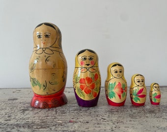 A lovely set of Russian Dolls. 1950’s