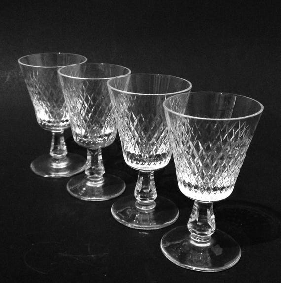 Diamond Drink Glasses (Set of 4)