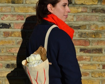 Cotton Eco-Friendly Flower Bag (10oz) - Flower Pozzy in Thorn, Limited Edition - fits most bunches of flowers and bouquets