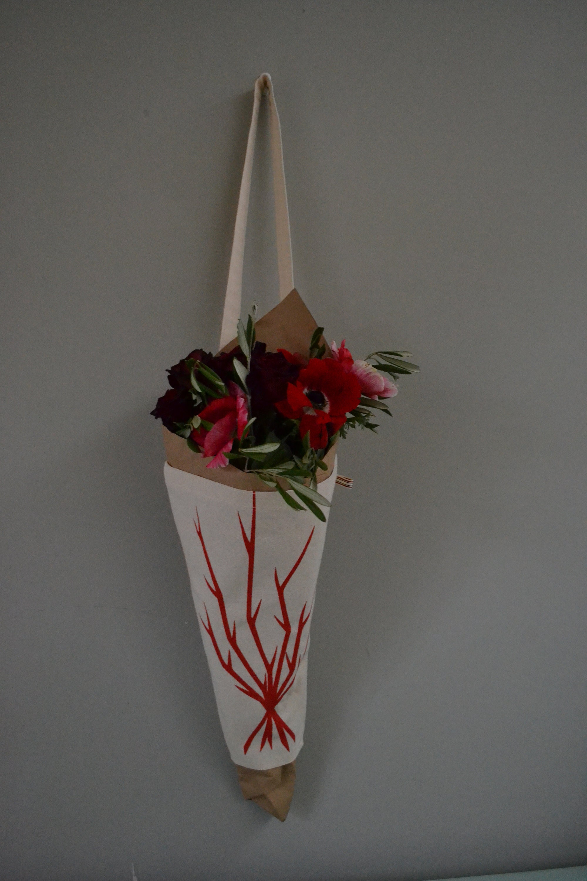 Cotton Eco Flower Carrier Flower Pozzy in Thorn Limited Etsy UK