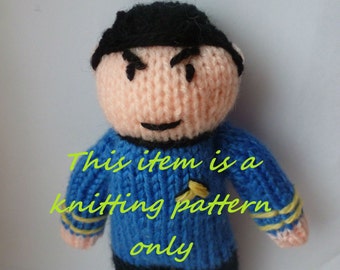 PDF knitting pattern: Spock (Star Trek)