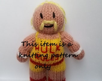PDF knitting pattern: Hulk Hogan