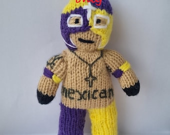 PDF knitting pattern: Rey Mysterio (WWE / WWF)