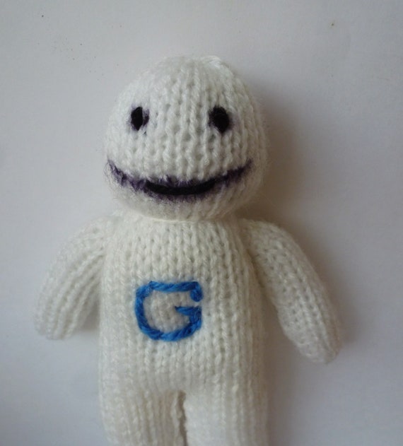 Greendale Human Being community Knitted Doll - Etsy