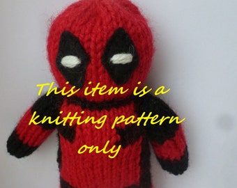 PDF knitting pattern: Deadpool