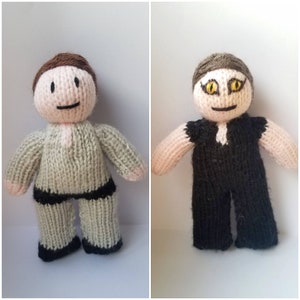 Dayman and Nightman (It&#39;s Always Sunny in Philadelphia) knitted dolls