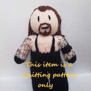 PDF knitting pattern: The Undertaker (WWE / WWF)