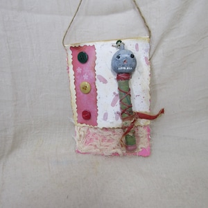 Oddities, Mixed Media Creepy Dolls, OOAK Characters, Strange Dolls, Wall Art, Fun Unique Gift