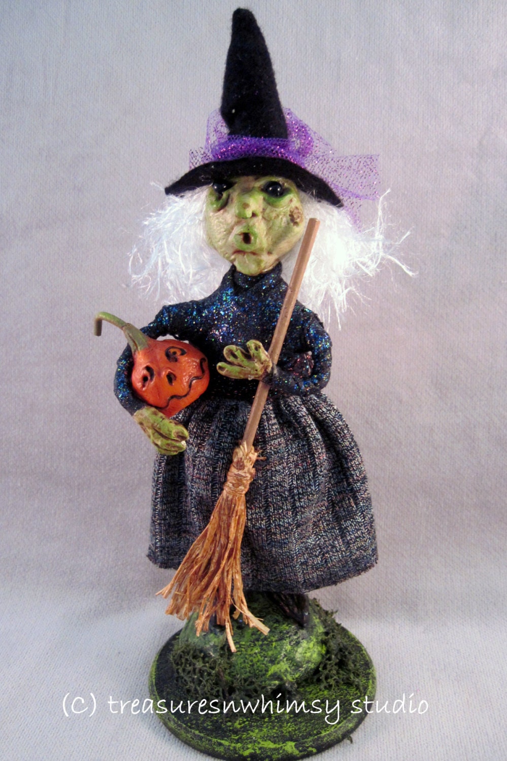 collectible halloween witch dolls