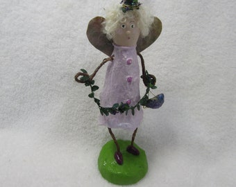 Whimsical Papier Mache Angel /Celestial Angel/ Whimsical Angel Doll /  Decoration/ Kitchen Angel/ OOAK Gift Angel