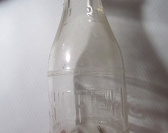 Vintage Sheffield Dairy Embossed Quart Milk Bottle Free USA Shipping
