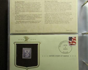 Historic Stamps Of America Postal Stamp North Atlantic Treaty Organization Stamp 2003