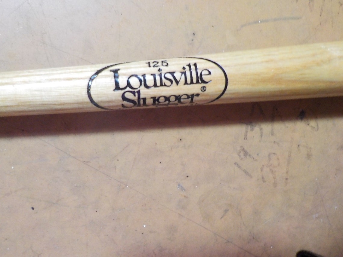 Vintage Miniature Wood Baseball Bat 125 Louisville Slugger Etsy