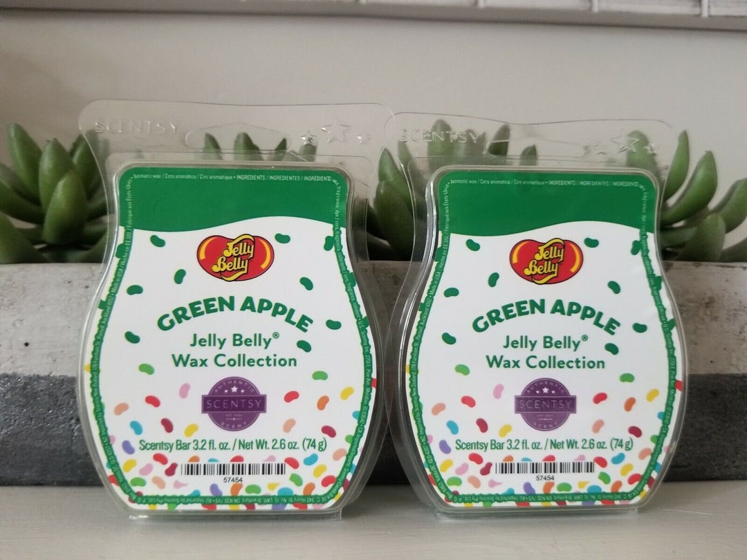 Scentsy Jelly Bean Green Apple 2 Pack Bar Wax Warmer Melt 3.2 Etsy