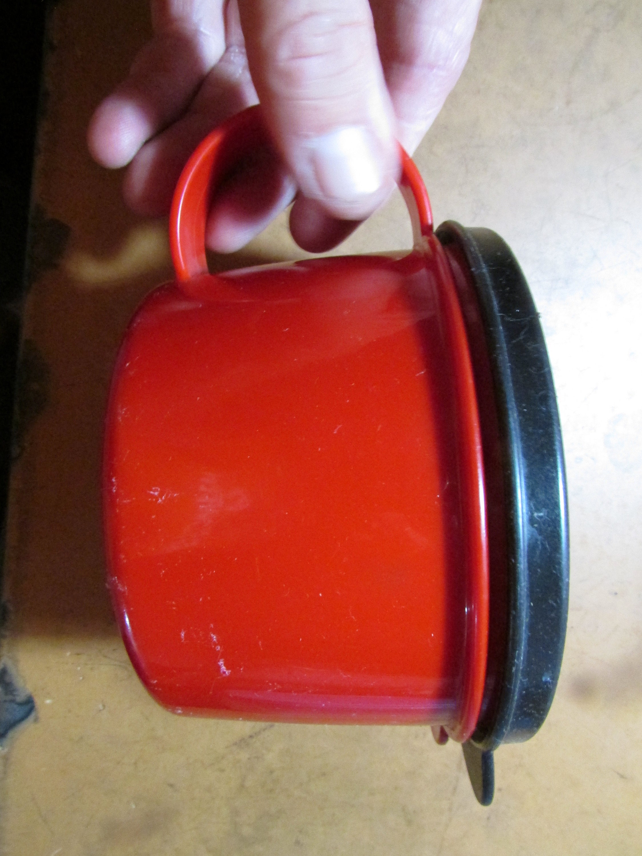 1970's Tupperware Soup Mug / Creamer / Shaker Drink Mixer 