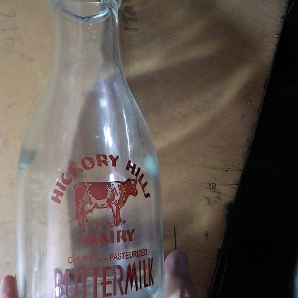Hickory Hills Dairy Milk Bottle Etsy