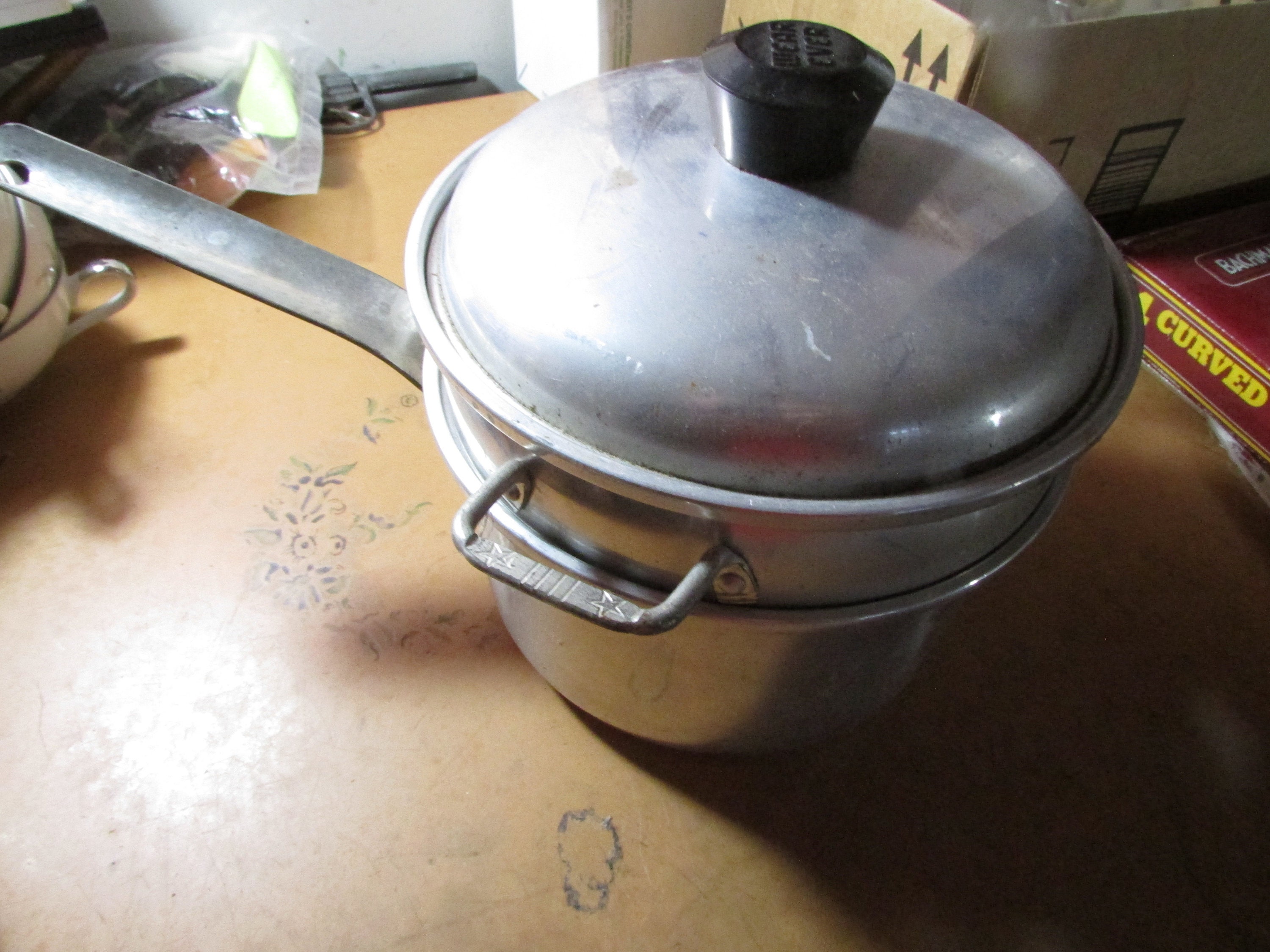 Vintage Wear-ever 3-quart Aluminum Cooking Pot With Lid 753 