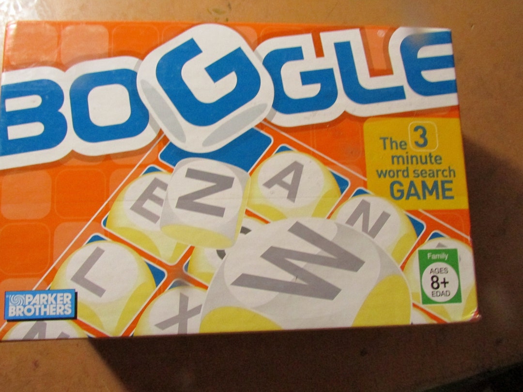 Parker Brothers Boggle 3 Minute Word Search Family Fun Ages 8 Brain ...