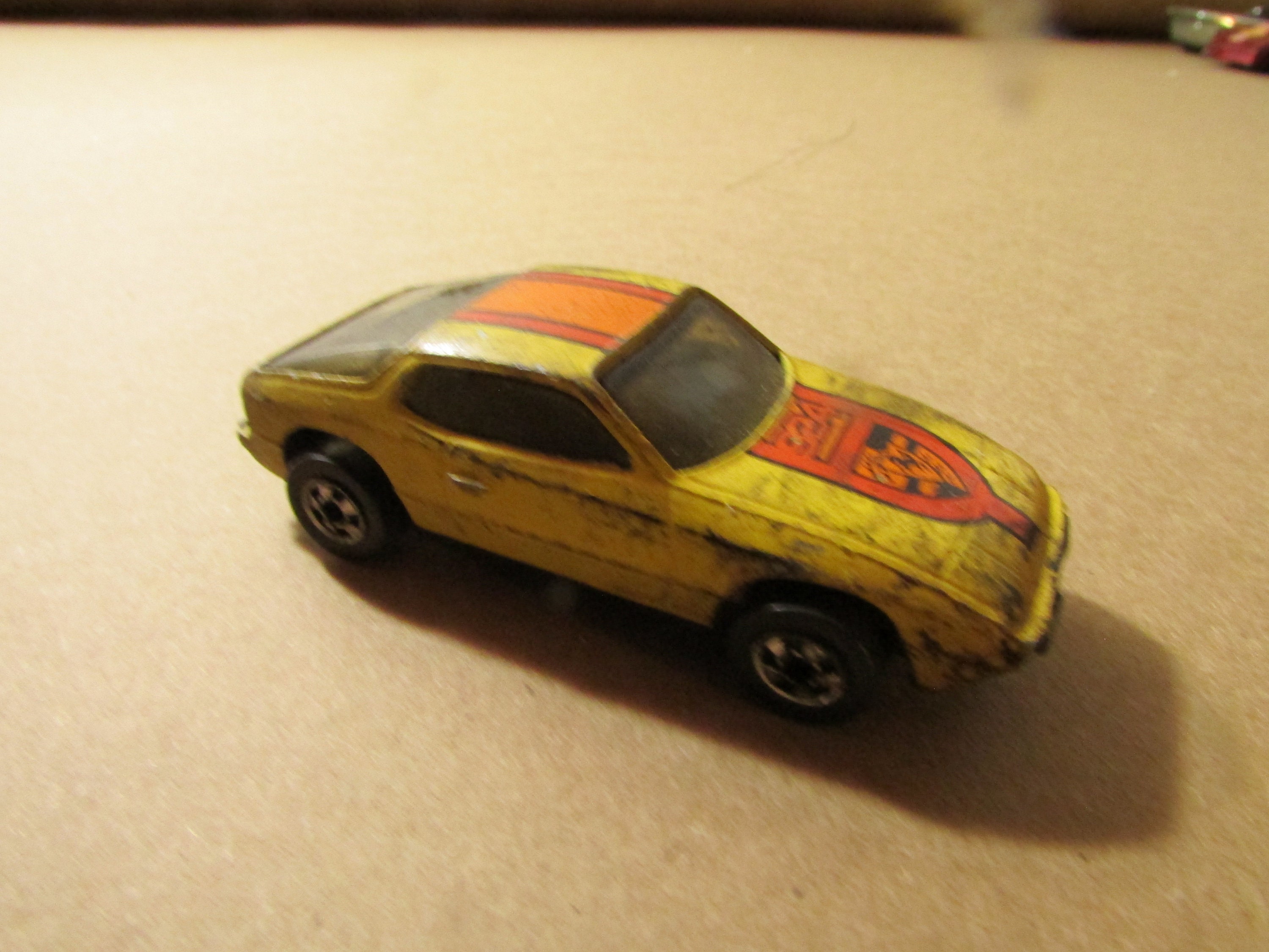 Vintage Hot Wheels 1978 Upfront 924 Hong Kong Yellow Die Cast Free