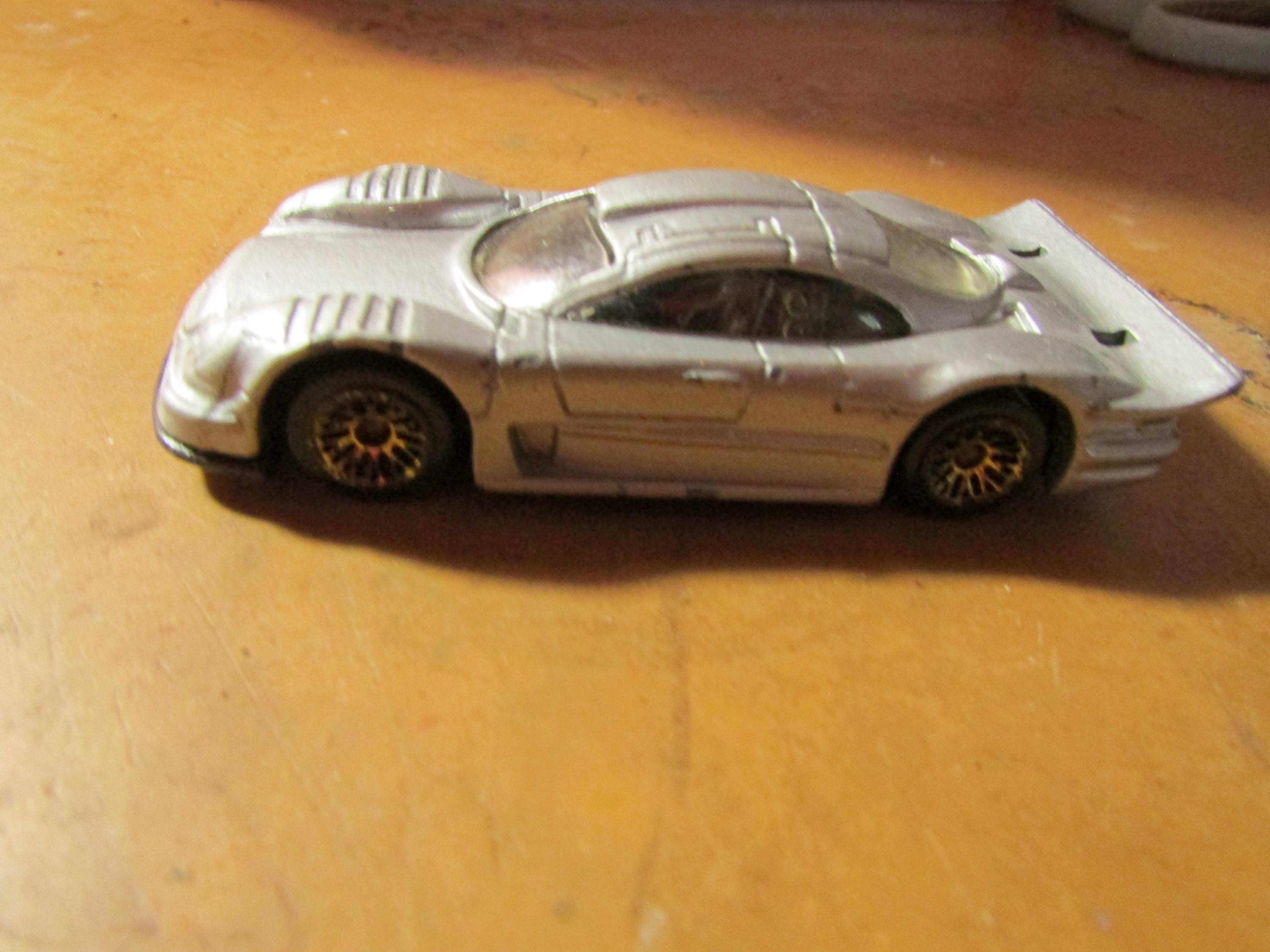 Hot Wheels Mercedes CLK LM Silver Car 1/64 Die Cast Free USA Shipping