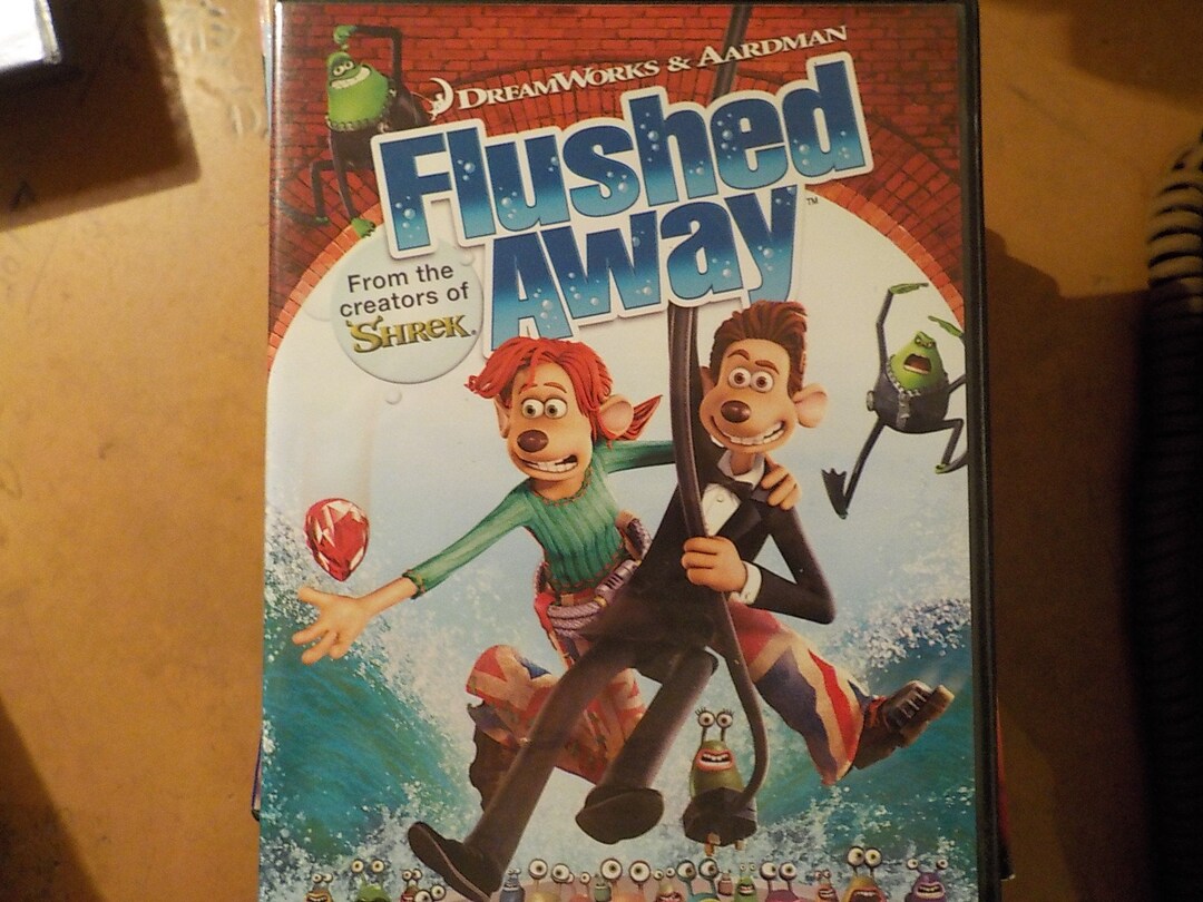 Flushed Away DVD Movie Rated PG Free USA Shipping Etsy