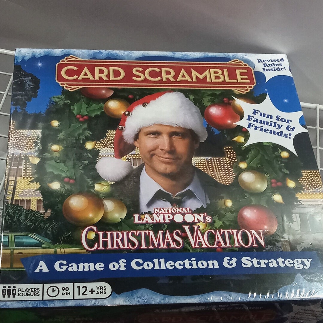 National Lampoons Christmas Vacation Card Scramble Board Game 2-4 ...