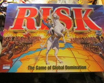 1998 Risk Board Game Parker Brothers Complete Very Good Condition Free USA Shipping