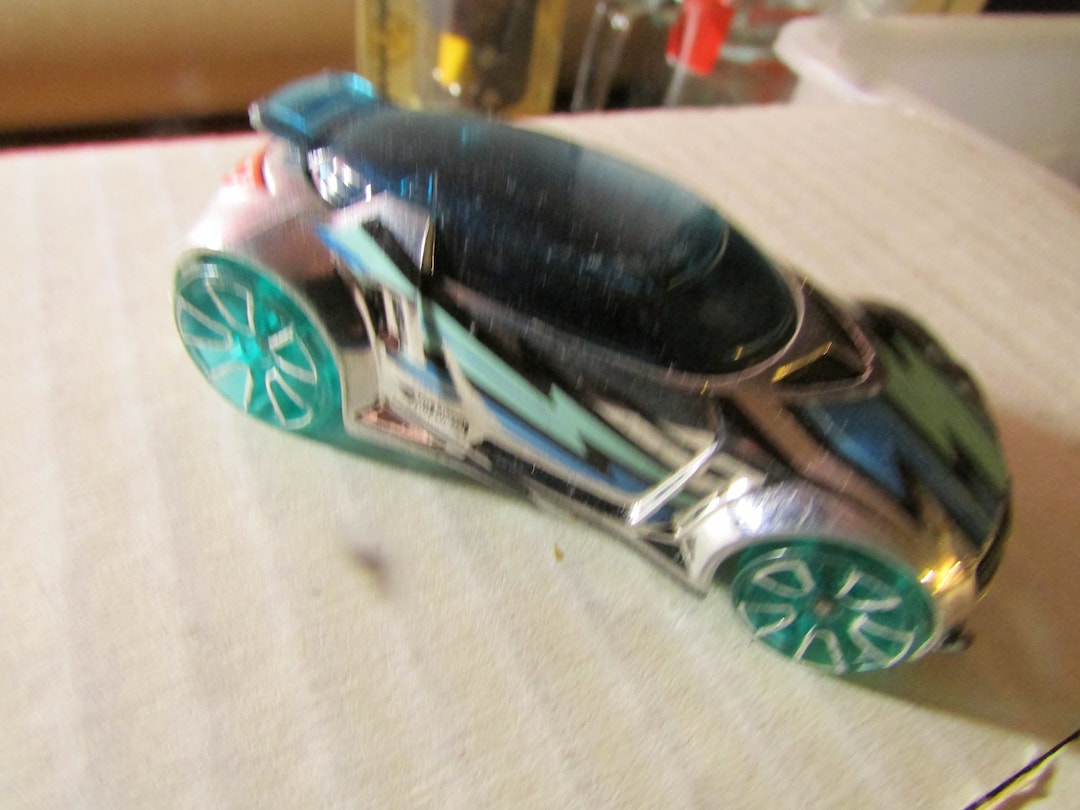 Hot Wheels High Voltage Blue G8089 1/64 Die-cast Toy Free USA