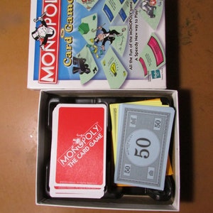 Hasbro Monopoly The Card Game Complete Free USA Shipping