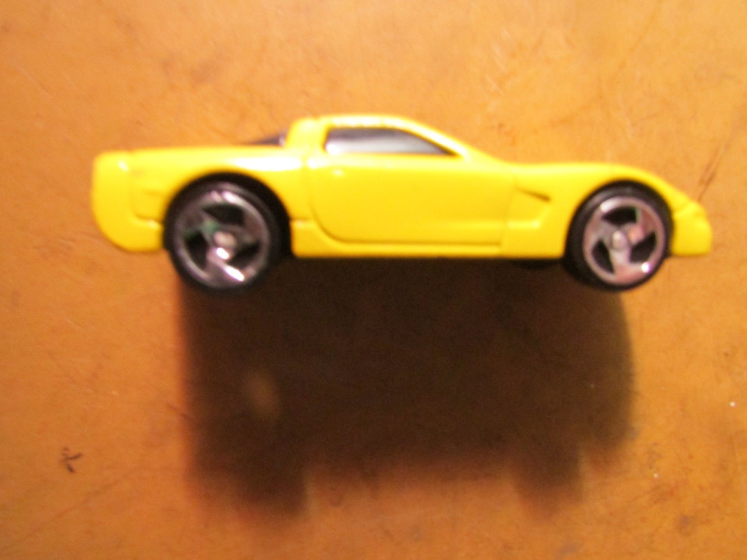 Hot Wheels Mcdonalds Corvette Yellow 1/64 Die Cast Free USA Shipping Etsy