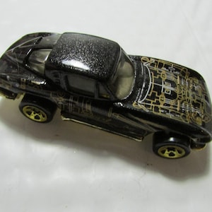 Hot Wheels 63 Split Window Corvette Black 1/64 Die Cast Pre-Owned