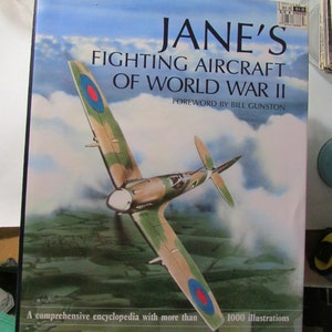 Jane's Fighting Aircraft Of World War ll Military Hardcover Book Free USA Shipping