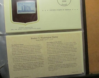Historic Stamps Of America Postal Stamp Booker T Washington Stamp 2004