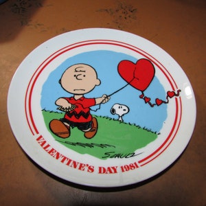 Vintage Snoopy Plate - Etsy