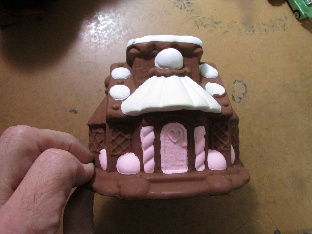 AVON Vintage Gingerbread House Candle Free USA Shipping Etsy