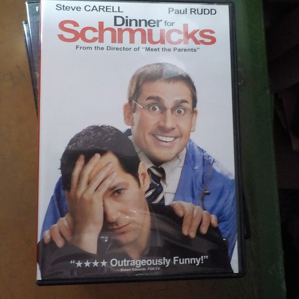 Dinner For Schmucks Steve Carell Classic DVD Movie Show Rated PG13 Free USA Shipping