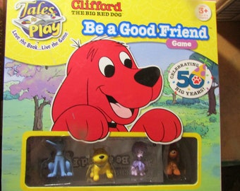 Clifford Big Red Dog Game Be A Good Friend Board Game COMPLETE Free USA Shipping