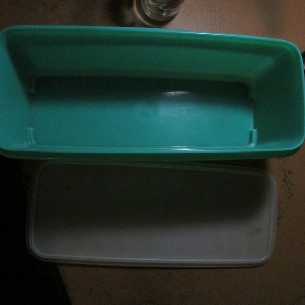 Vintage Tupperware Bread Box Etsy