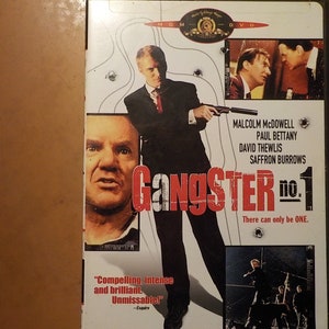 Gangster No 1 Malcolm McDowell DVD Movie Rated R Free USA Shipping