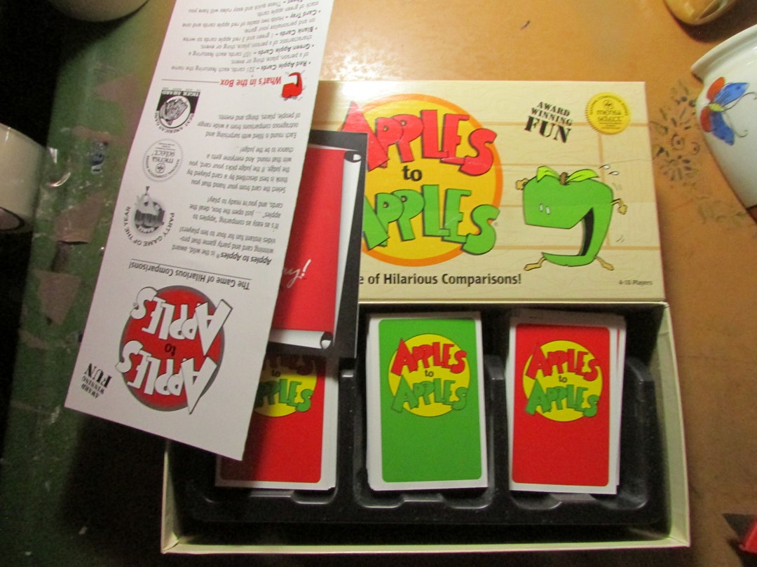 Apples to Apples Card Game 4 to 10 Players Complete Game Free USA