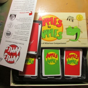 Apples To Apples Card Game 4 To 10 Players Complete Game Free USA Shipping