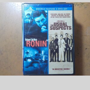 Ronin / The Usual Suspects Classic DVD Movie Rated R Free USA Shipping