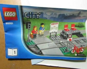 LEGO CITY High Speed Electric Passenger Train Train Stop 60051 Booklet 1 Instructions Manual Booklet Only Free USA Shipping